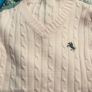 SHEIN Light Pink Knit Sweater